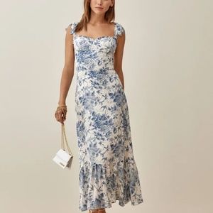 Reformation petite midi dress